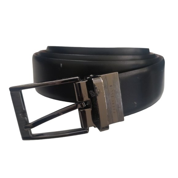 Perry Ellis Men's black Belt 44" - Picture 2 of 6
